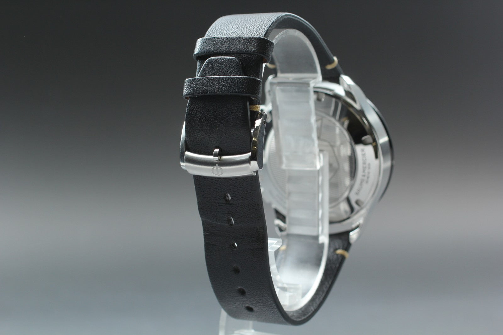 BAUME&MERCIER Clifton 65843 Automatic Men's Black Dial Watch 44mm JAPAN Box