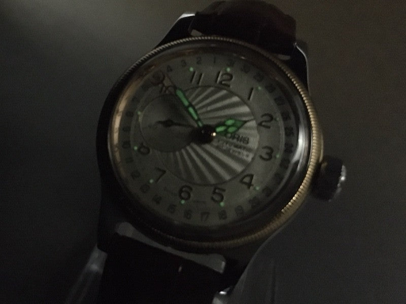 Vintage ORIS Big Crown Pointer Date 7462 Automatic Women's Watch 33mm JAPAN