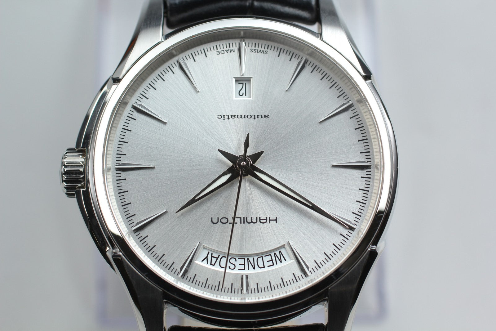Hamilton Jazzmaster H325051 Day/Date Automatic Men's Watch 40mm JAPAN Box