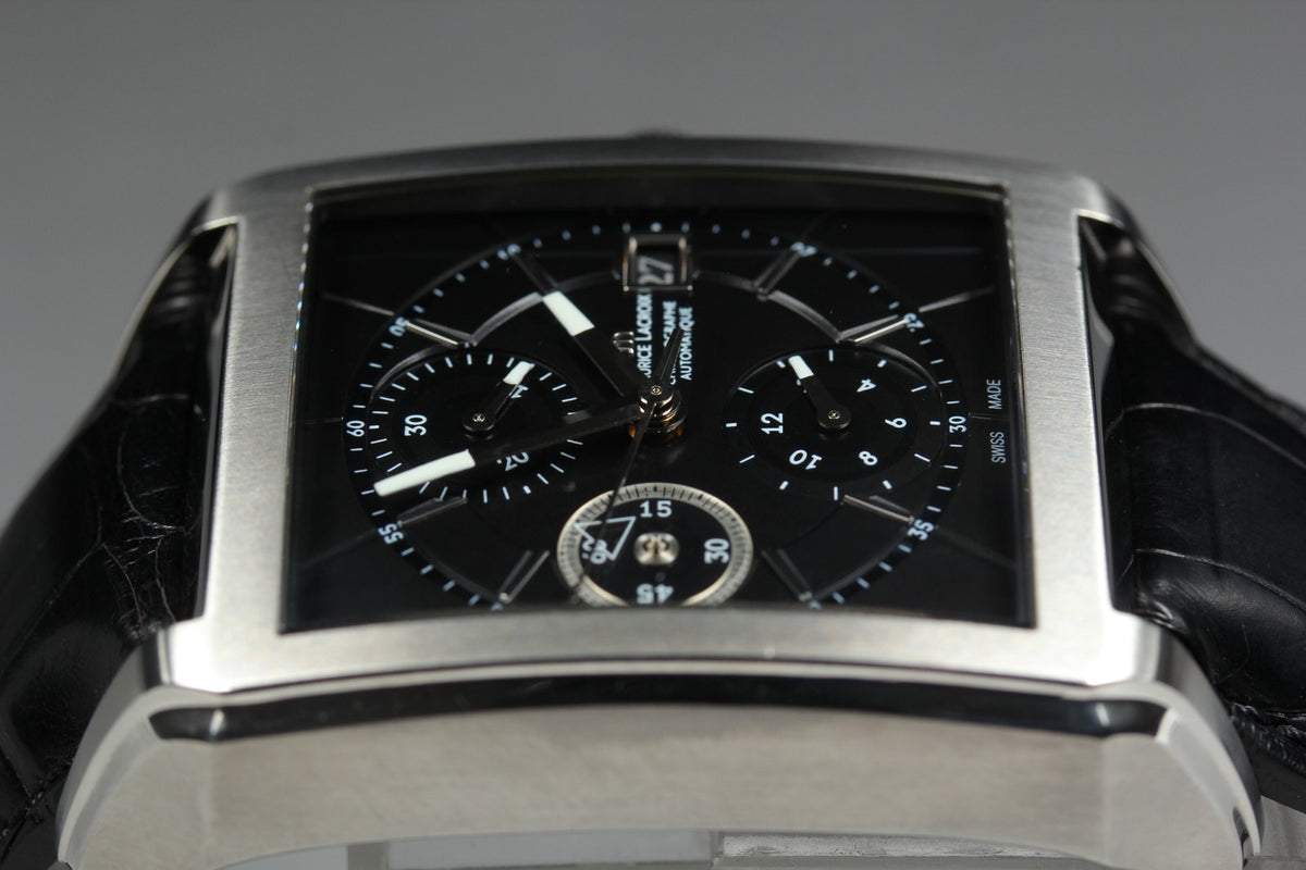 Maurice Lacroix Chronograph PT6197-SS001-330 Automatic Men's Watch 37mm JP Box