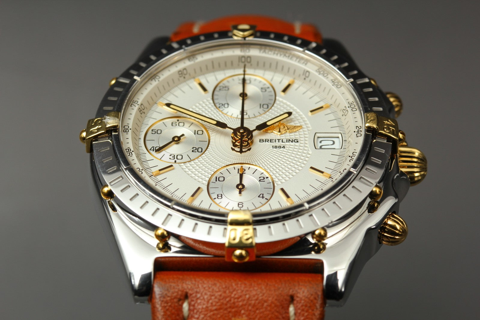 Exc+5 Box BREITLING Chronomat Bicolore B13050.1 Chronograph 39mm AT Men's Watch