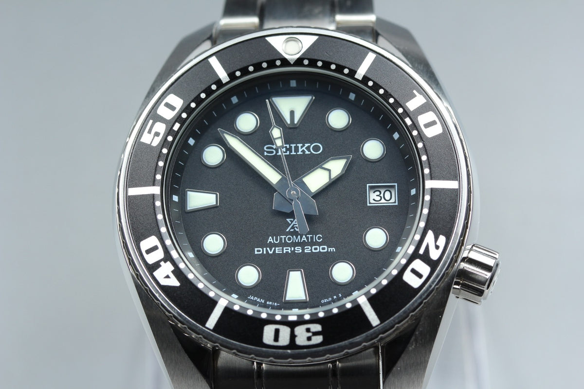 SEIKO Prospex 6R15-00G0 SBDC031 Divers Black 44mm Automatic Men's Watch JAPAN
