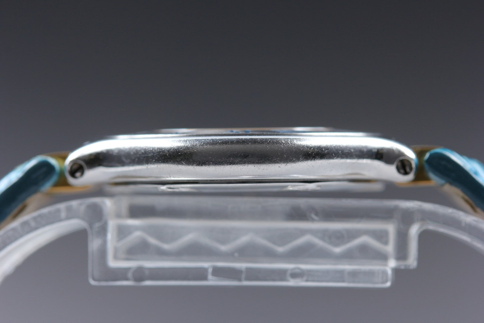 Exc+5 Box Cartier Must de Cartier 21 1340 Blue Silver 27mm Women's Quartz Watch