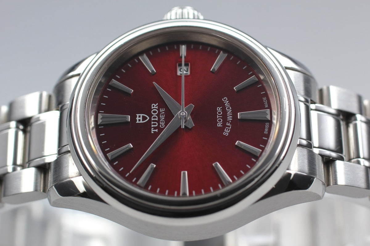 TUDOR Style Date 12100 Red Dial Cal.2671 27mm Automatic Women's Watch