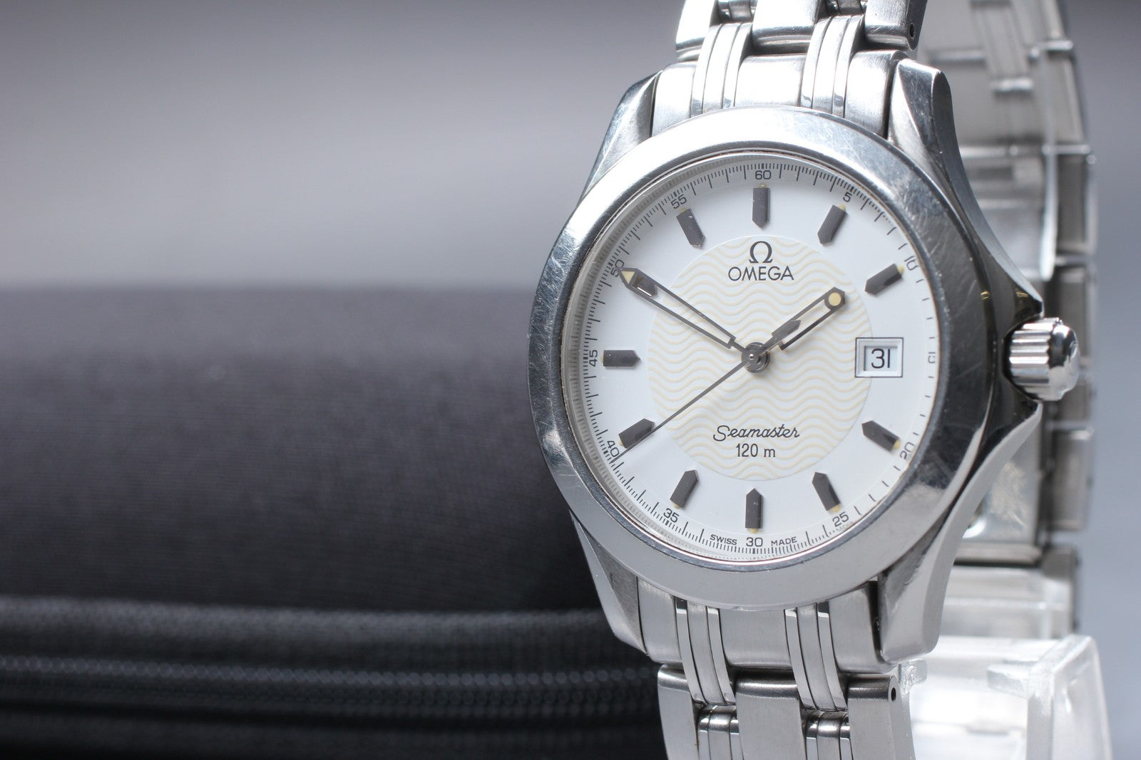 Exc+5 OMEGA Omega Seamaster 120m 2511.21 Ref.196 1501 Quartz Men's Watch 36mm JP