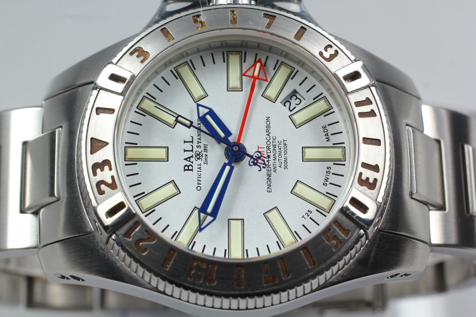 overhauled BALLWATCH Engineer Hydrocarbon DG1016A GMT Automatic Men's Watch JP