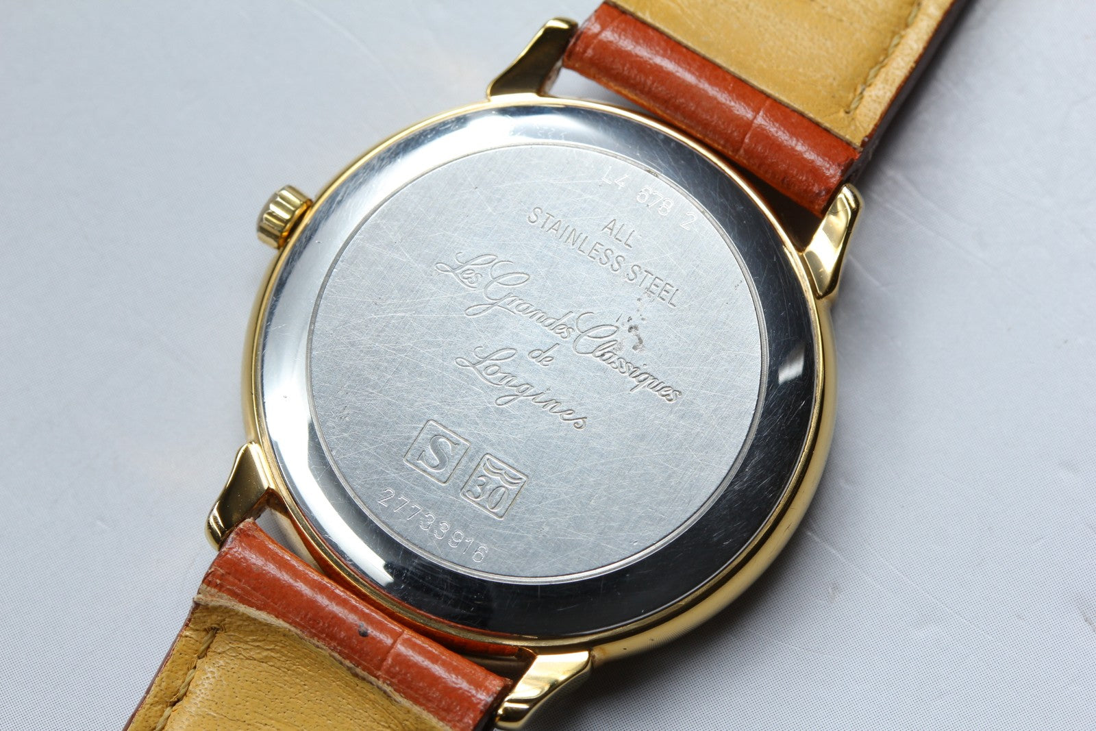 LONGINES Les Grandes Classiques L4.678.2 Gold Automatic Men's Watch 34mm