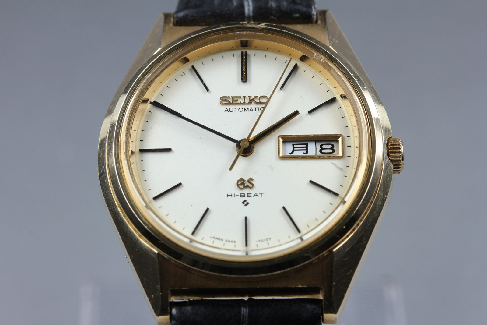 Vintage SEIKO Grand Seiko GS 5646−7010 Automat Men's Watch 36mm JAPAN