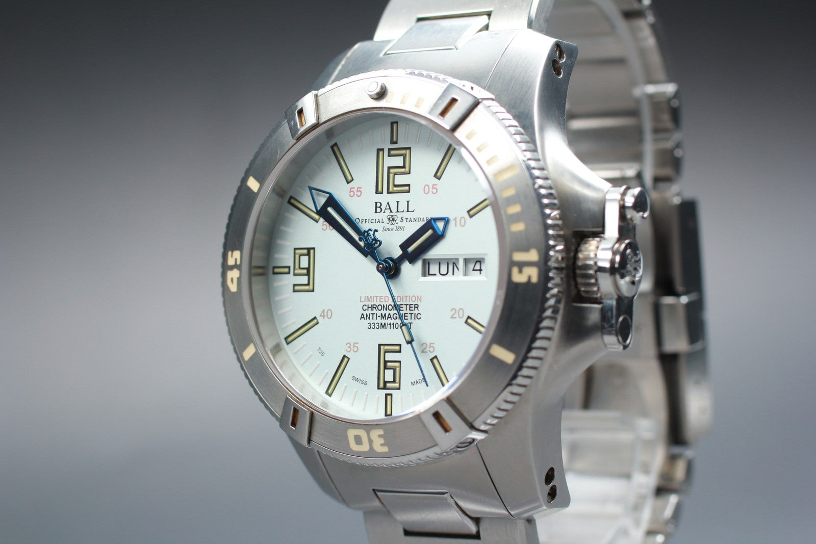 Exc+5*Box BALL Engineer Hydrocarbon Spacemaster DM2036A Automatic Men's Watch
