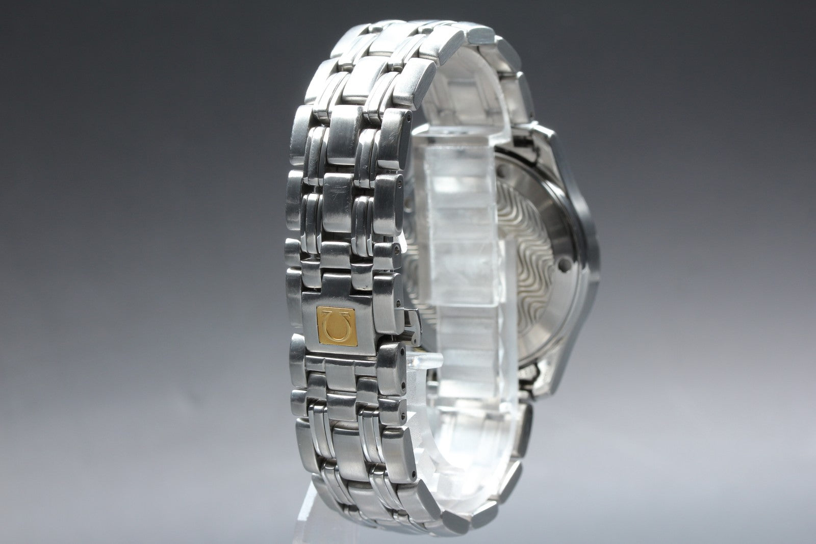 Near MINT- Box Omega Seamaster 120M 2511.31 Cal.1538 Silver Qz 36mm Men's Watch