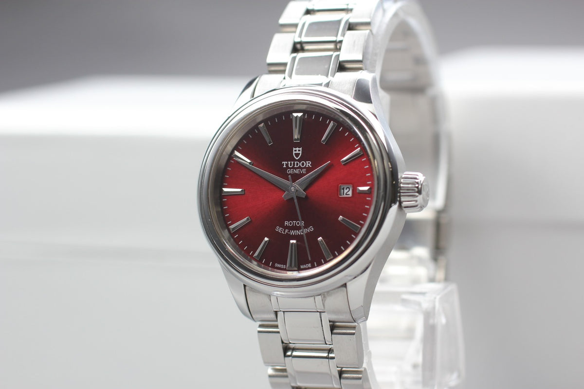 TUDOR Style Date 12100 Red Dial Cal.2671 27mm Automatic Women's Watch