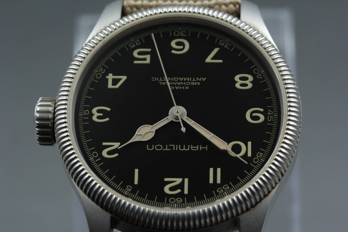 Hamilton Khaki Field Pioneer H604190 Black Automatic Men's Watch 41mm From JAPAN