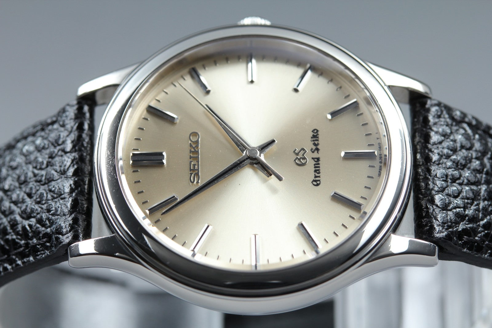 SEIKO Grand SEIKO GS 8J55-0A10 Silver Black 34mm Quartz Men's Watch