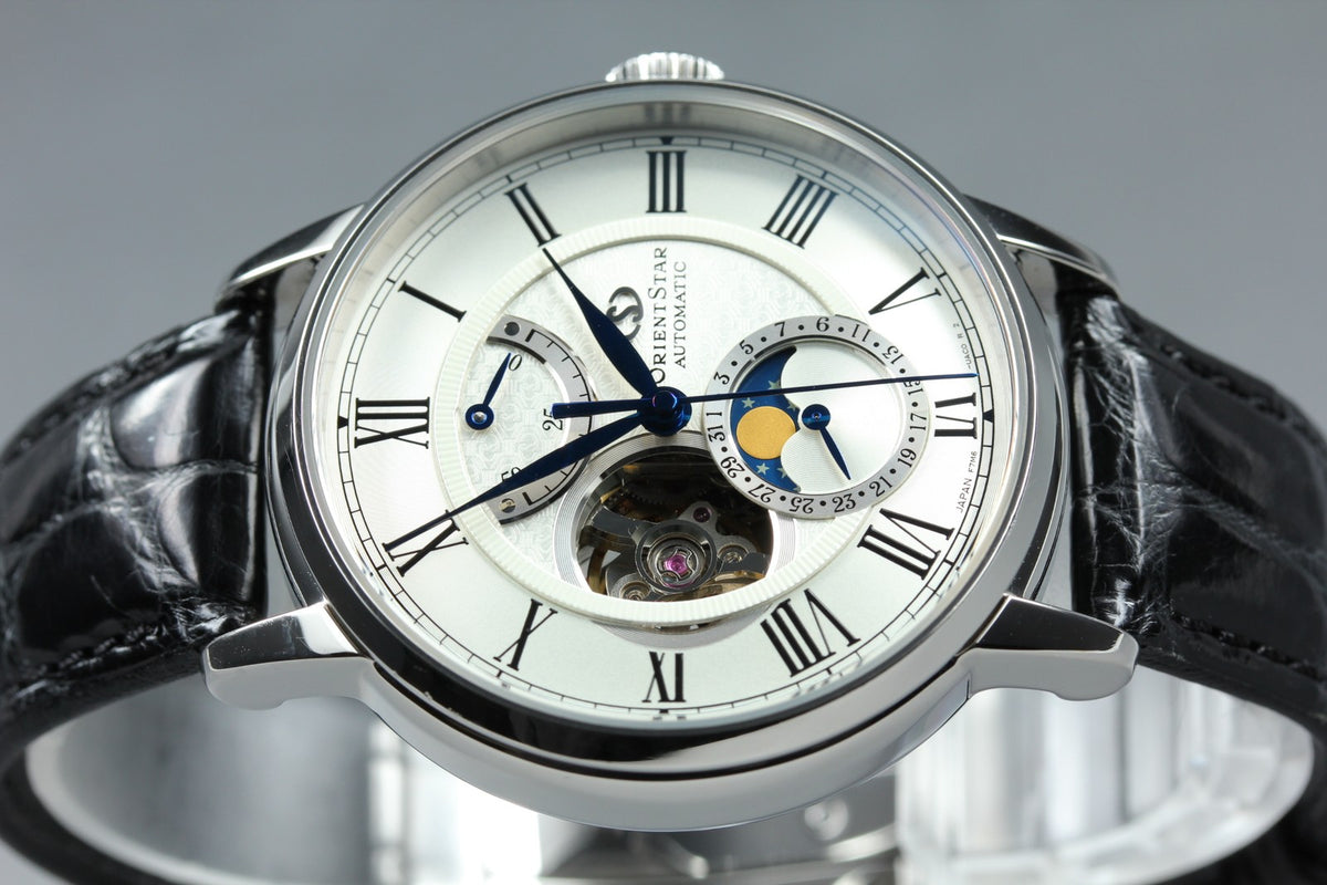 ORIENT STAR Mechanical Moon Phase F7M6-UAB0 40mm Automatic Men's Watch JAPAN
