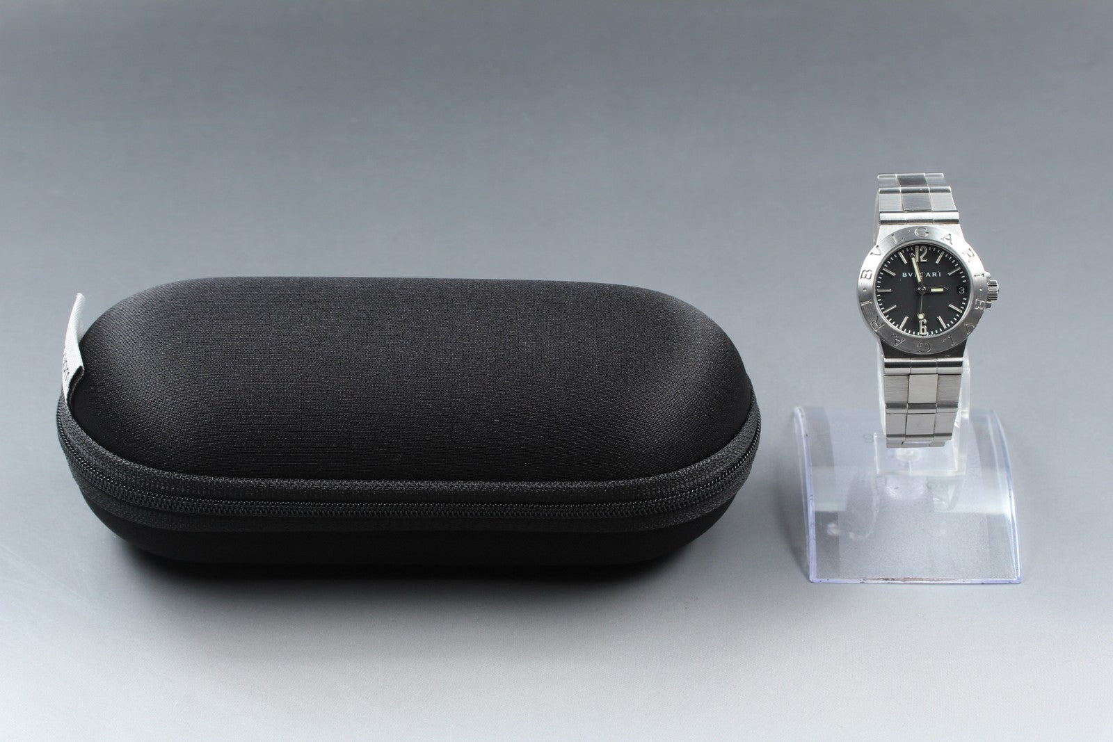 New Batt BVLGARI Diagono Sports LCV29S White Quartz Ladies Watch 29mm JAPAN