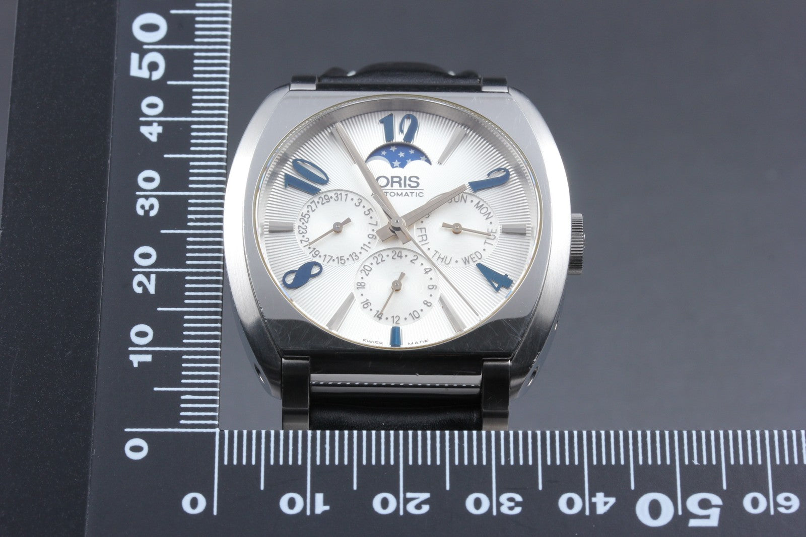 Exc+5*Box ORIS Frank Sinatra 7572 Silver Automatic Day/Date Men's Watch From JP