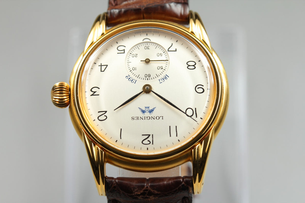 Vintage LONGINES 125th Anniversary 5254 Manual Small Seconds Men's Watch 33mm JP