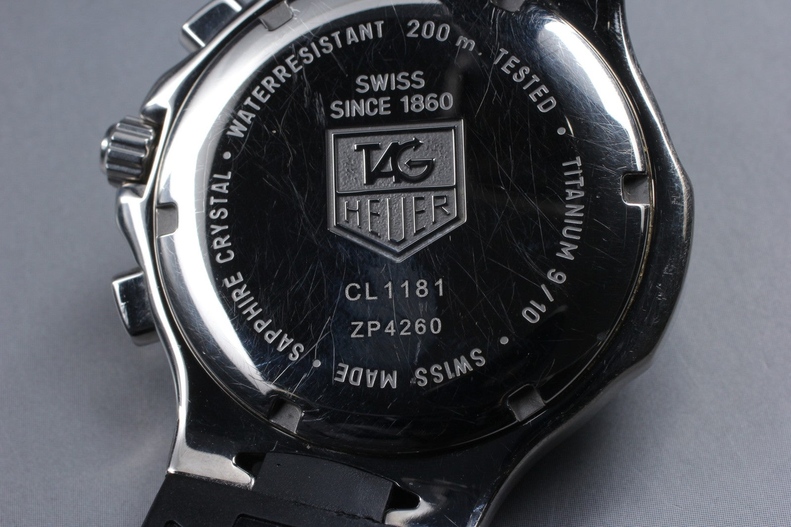 Vintage Tag Heuer Kirium Ti5 CL1181 Carbon Fiber Dial Quartz Men's Watch 39mm JP