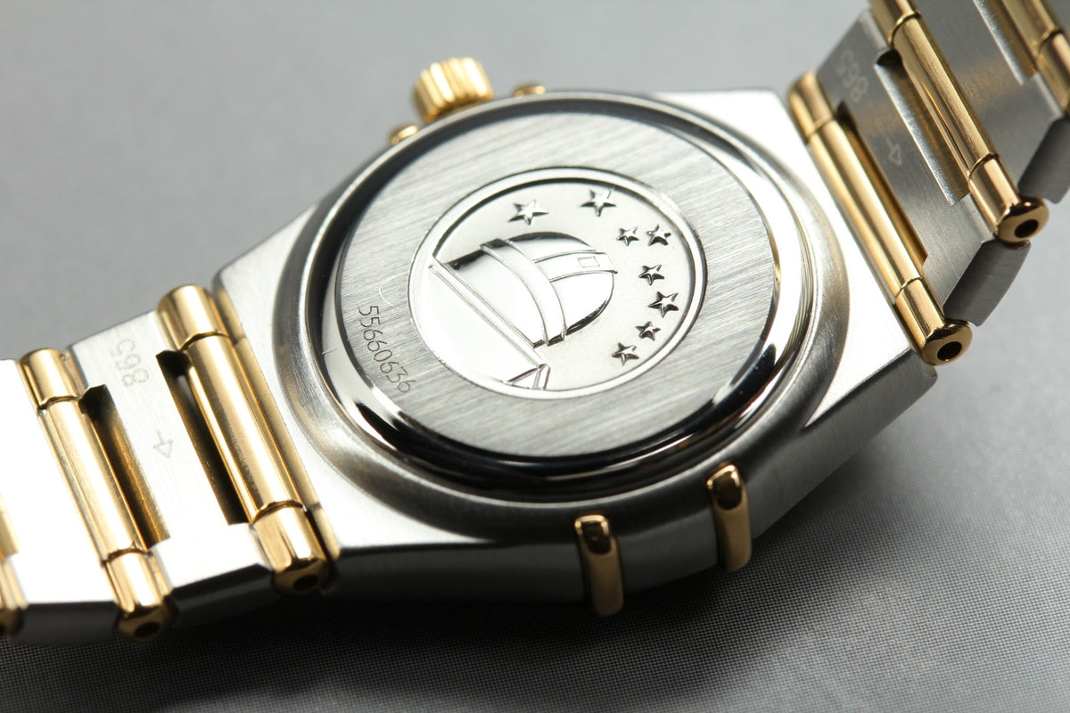 Polished OMEGA Constellation Mini 1267.75 Cal.1456 Diamond 22mm Qz Women's Watch