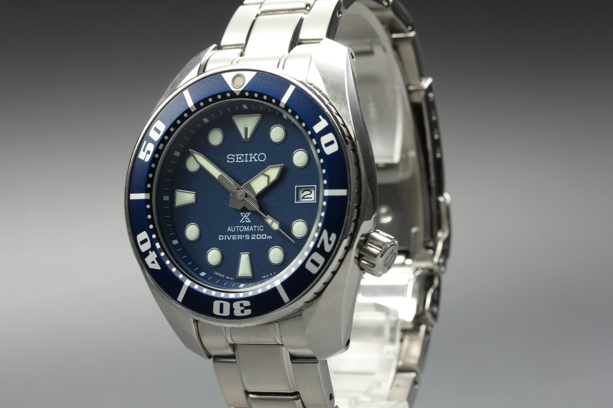 SEIKO Prospex 6R15-00G0 Automatic Diver's Blue Dial Men's Watch 45mm JAPAN