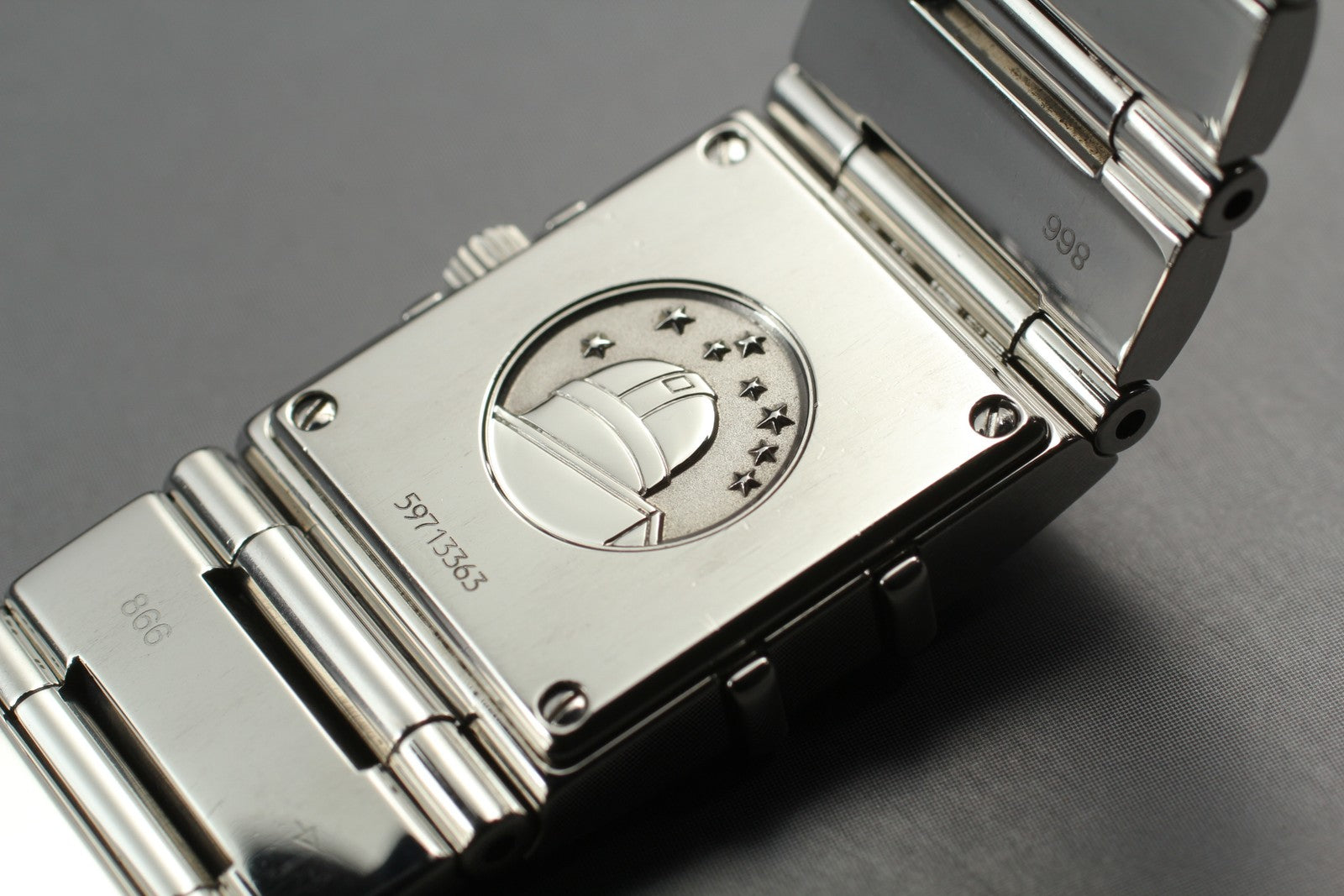 Exc+5 OMEGA Constellation Quadra 895.1230 Cal.1376 Diamond Women's Quartz Watch