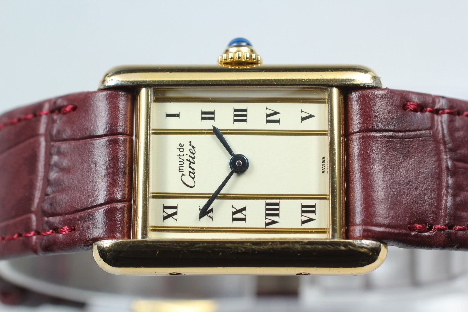 Vintage Cartier Must de Cartier Tank 5057001 SM 20mm Women's Quartz Watch