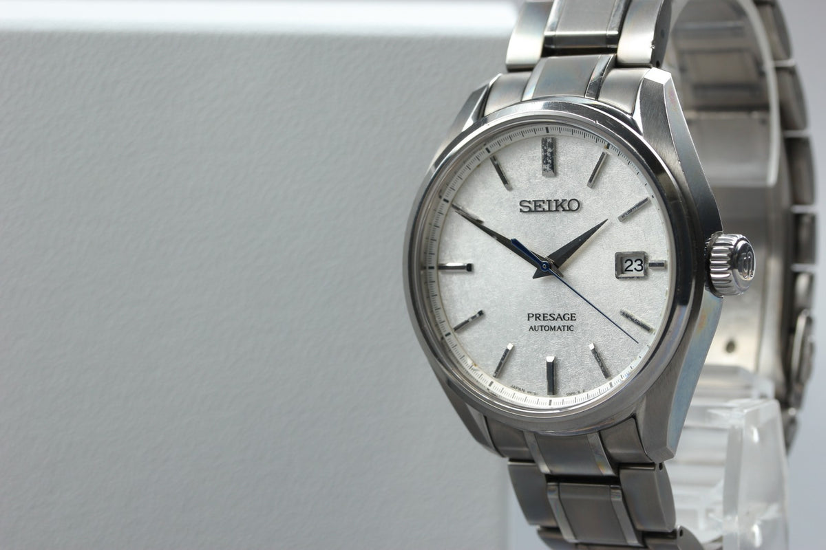 SEIKO PRESAGE 6R15-04A0 SARX055 White Snowflake Titanium AT Men's Watch JAPAN