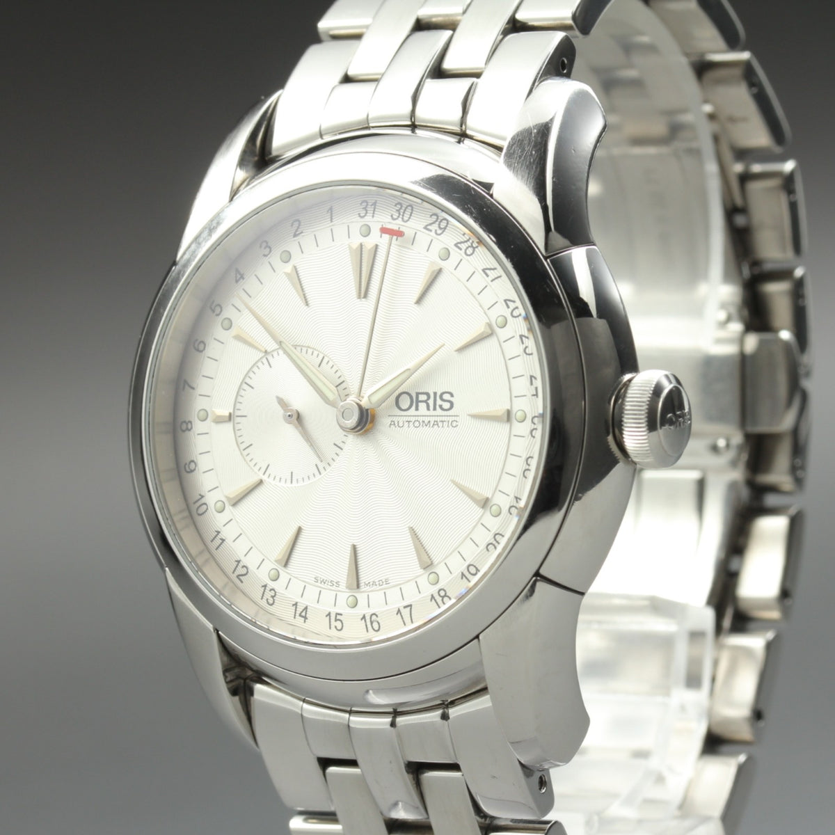 ORIS Artelier Pointer Date 7545A Automatic Small Second Men's Watch 42mm JAPAN