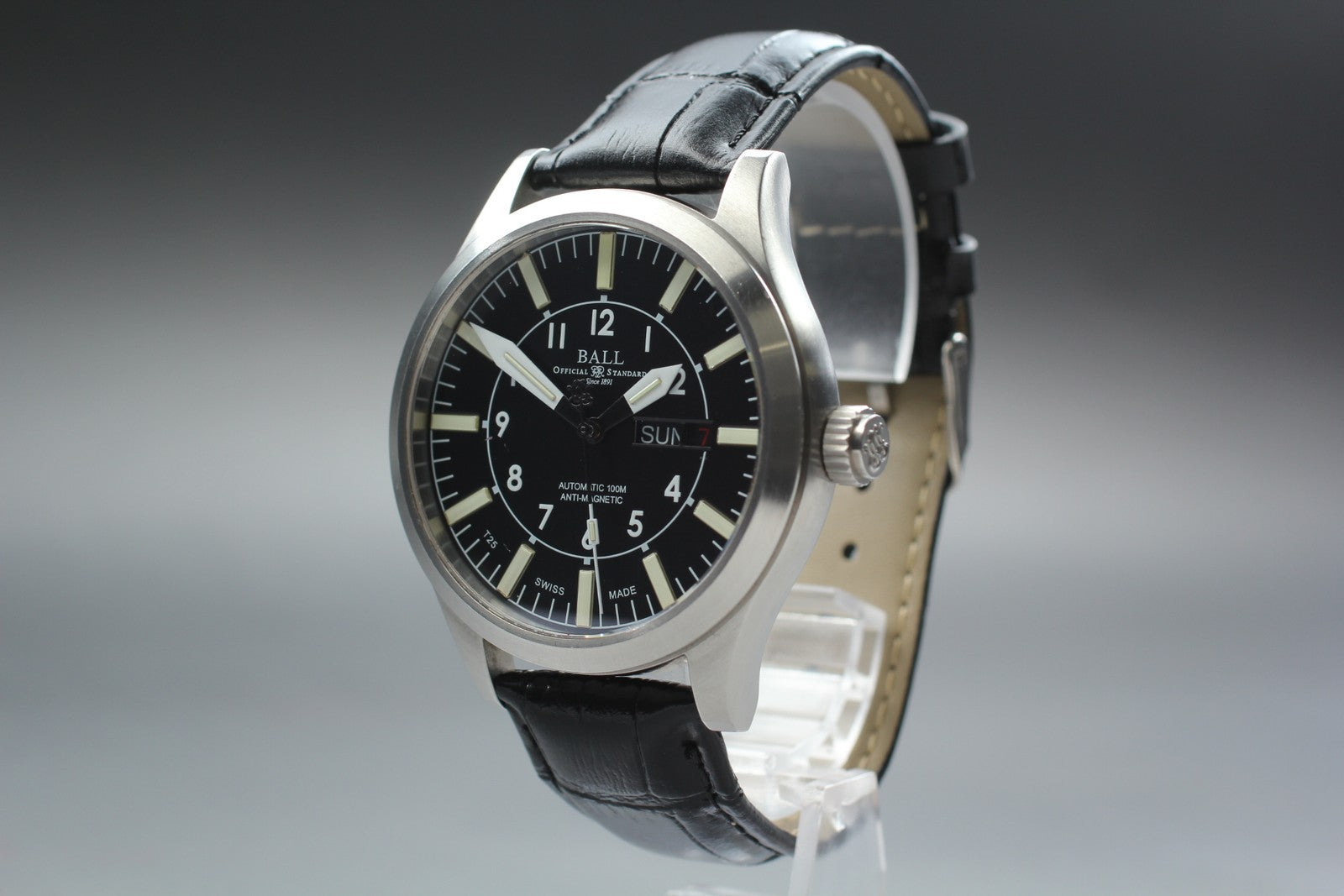 Ball Engineer Master II Aviator NM1086C Automatic Black Men's Watch 44mm JAPAN