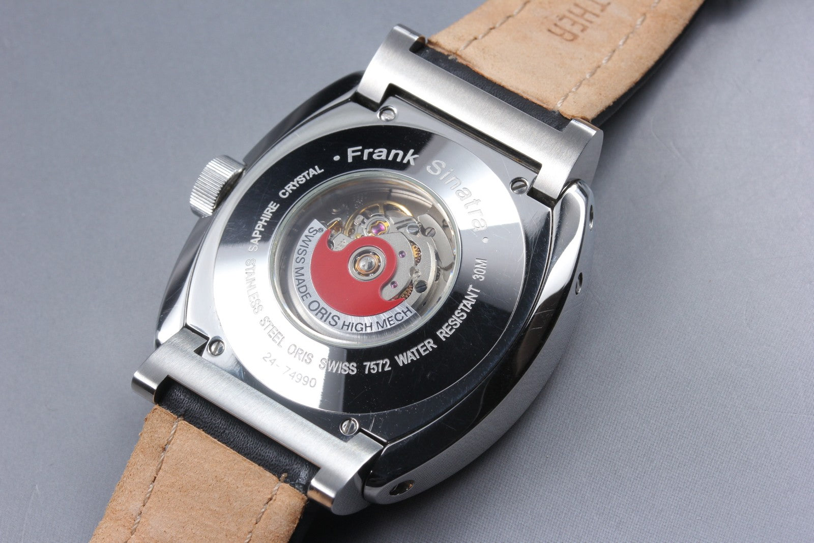 Exc+5*Box ORIS Frank Sinatra 7572 Silver Automatic Day/Date Men's Watch From JP