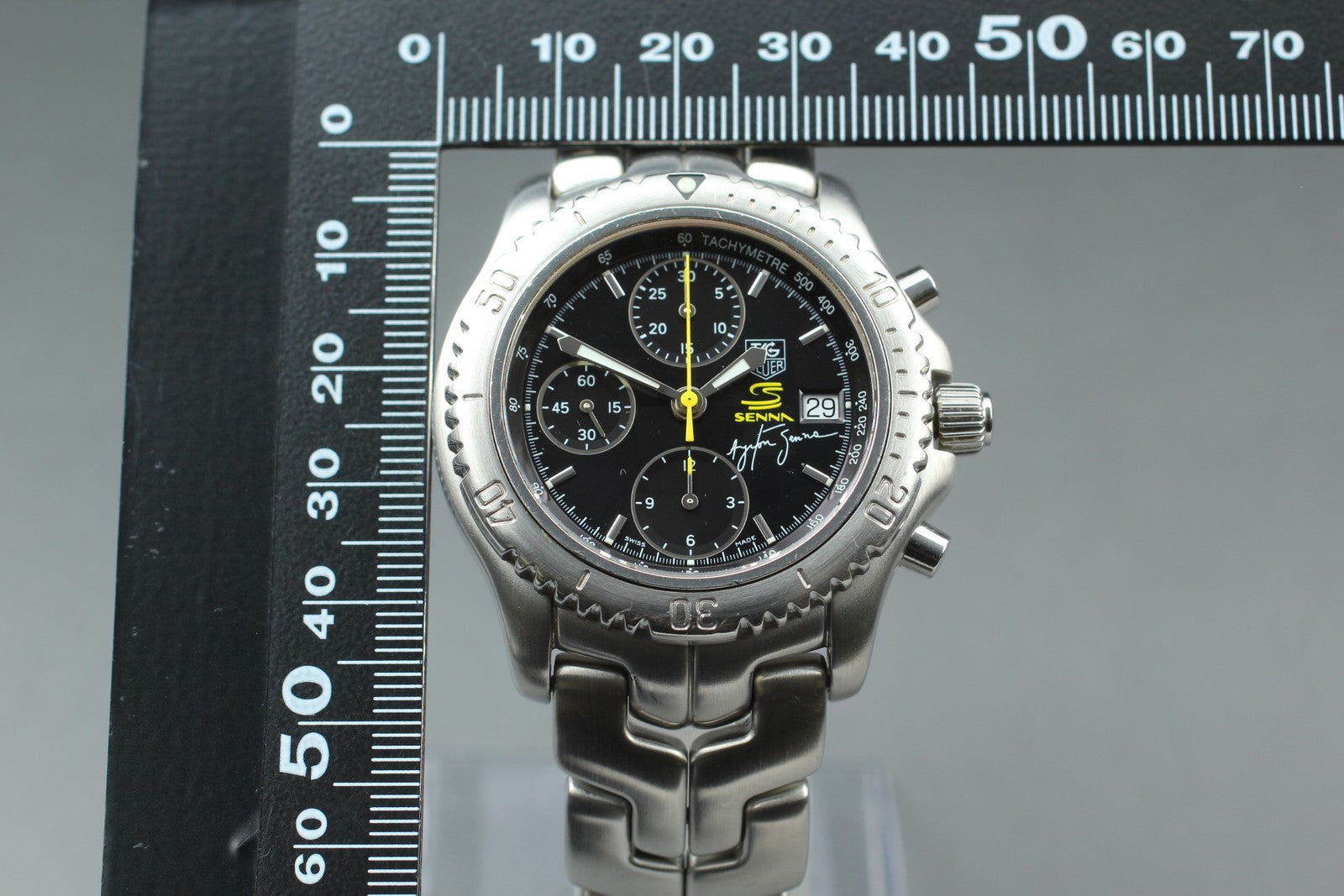 Limited TAG HEUER Link Ayrton Senna CT2115 Automatic Men's Watch 42mm JP