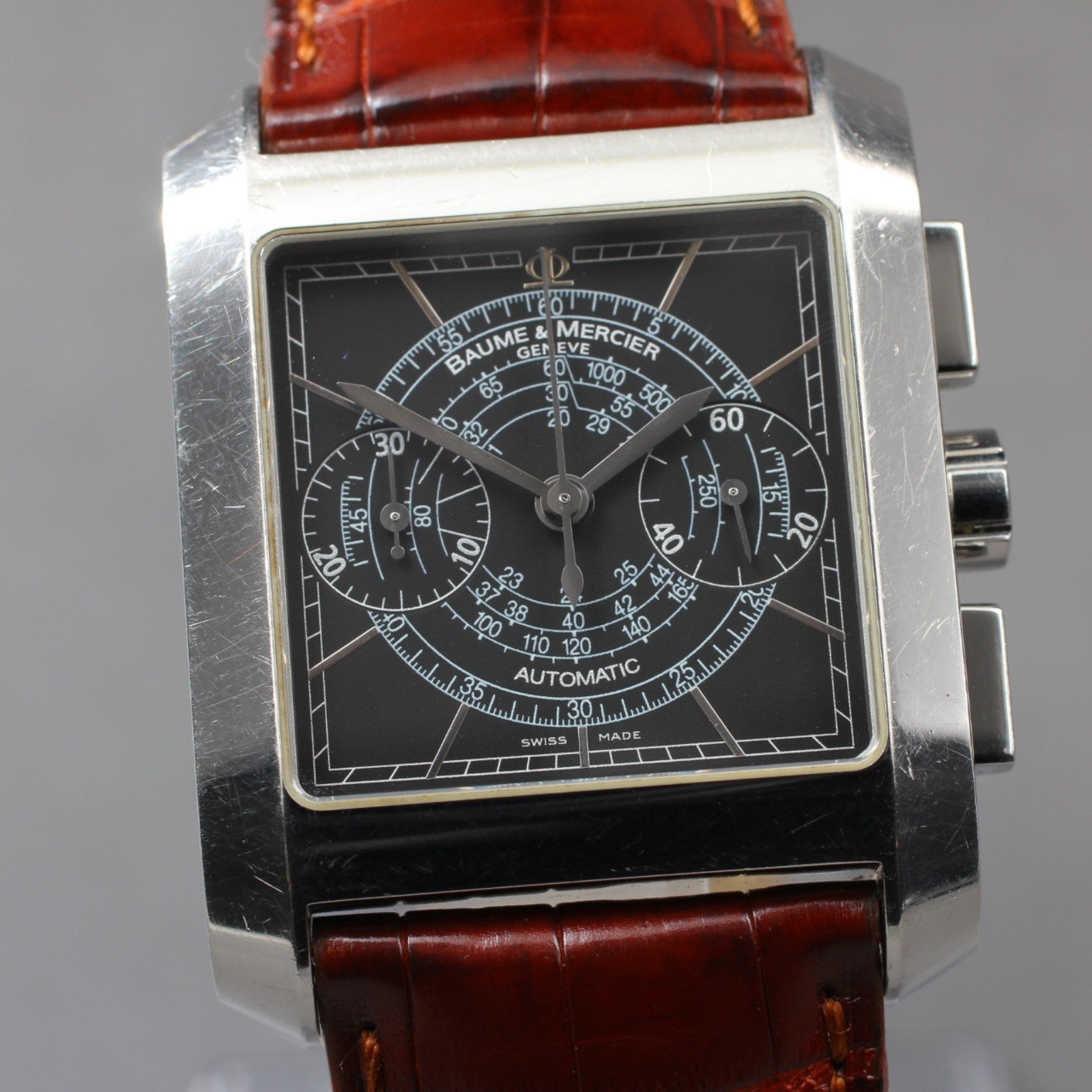 BAUME&MERCIER Hampton 65530 Automatic Black Dial Men's Watch 34mm JAPAN Box