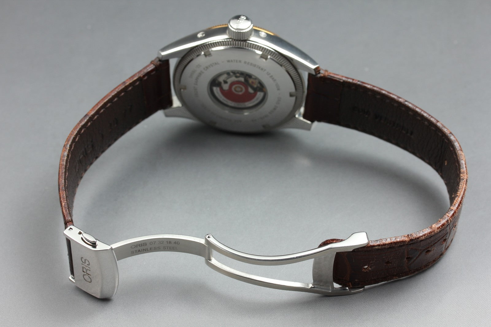 ORIS Big Crown Complication 7678-43 Moonphas 39mm Gold Brown AT Men's Watch
