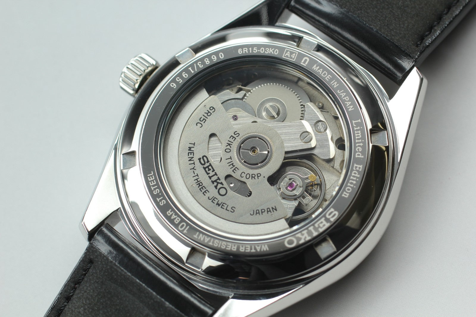 Exc+5* SEIKO Presage SARX031 6R15-03K0 Black Dial Men's Automatic Watch 41mm JP