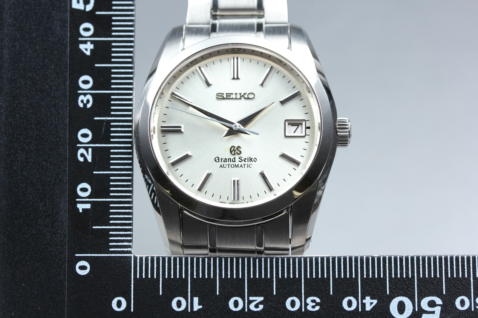 SEIKO Grand Seiko SBGR001 9S55-0010 Silver Automatic Date Men's Watch 36mm JAPAN