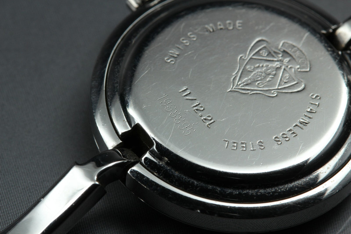 GUCCI Change Bezel 11/12.2L 12Color Quartz Silver Women's Watch 26mm JAPAN Box