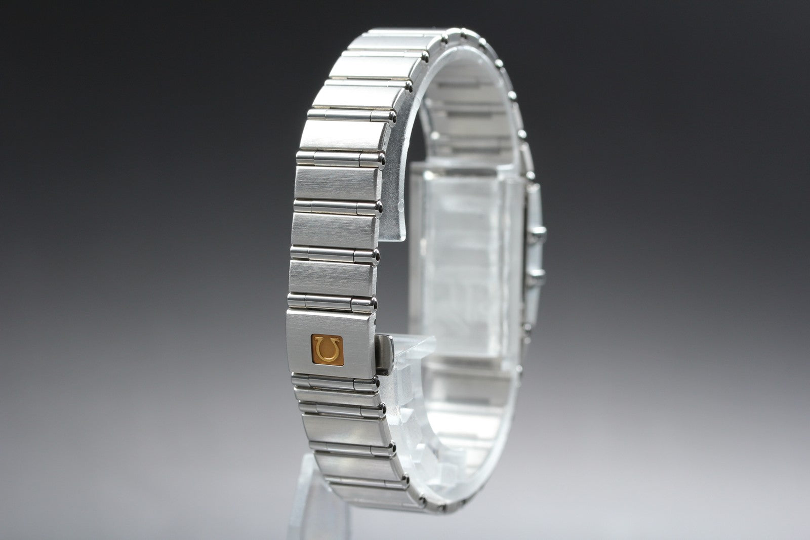 OMEGA Constellation Carre Quadra 1535.73 Cal.1376 Pink 15mm Qz Womens Watch Box
