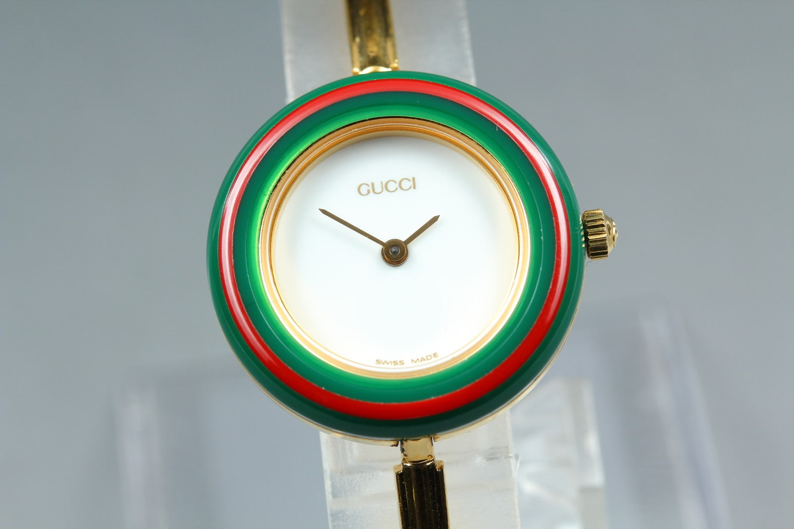 New Batt Vintage GUCCI change bezel 11/12.2 Quartz Women's Watch 25mm JAPAN Box