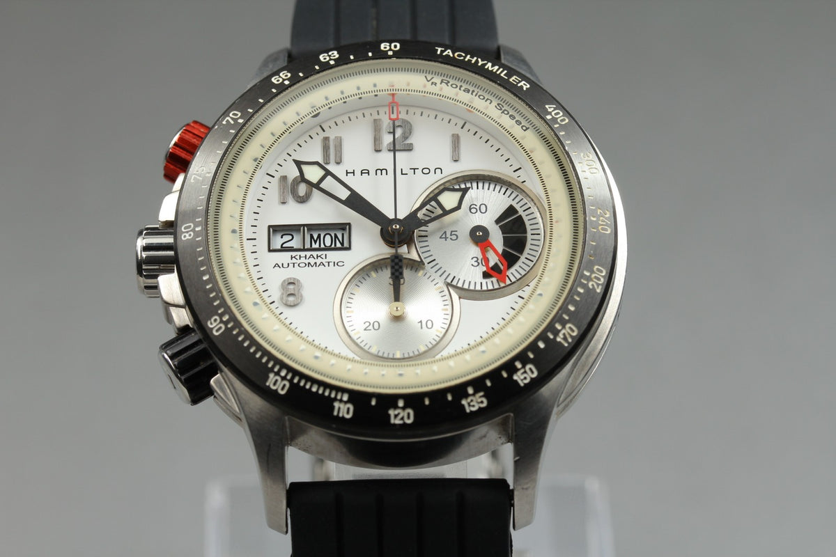 Hamilton Khaki Tachymiler H717260 Automatic Chronograph Men's Watch 45mm JAPAN