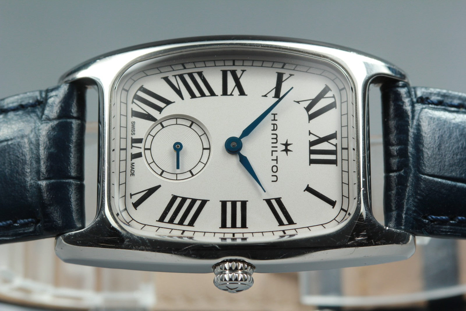 Hamilton American Classic H134210 Quartz White Disl Men's Watch 27mm JAPAN Exc+5