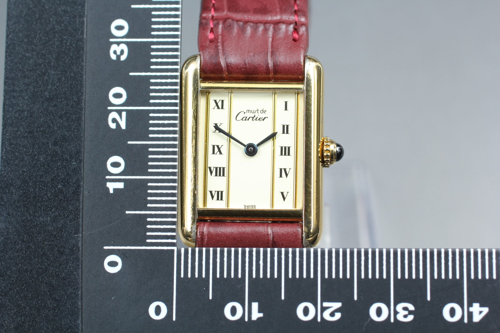 Vintage Cartier Must de Cartier Tank 5057001 SM 20mm Women's Quartz Watch