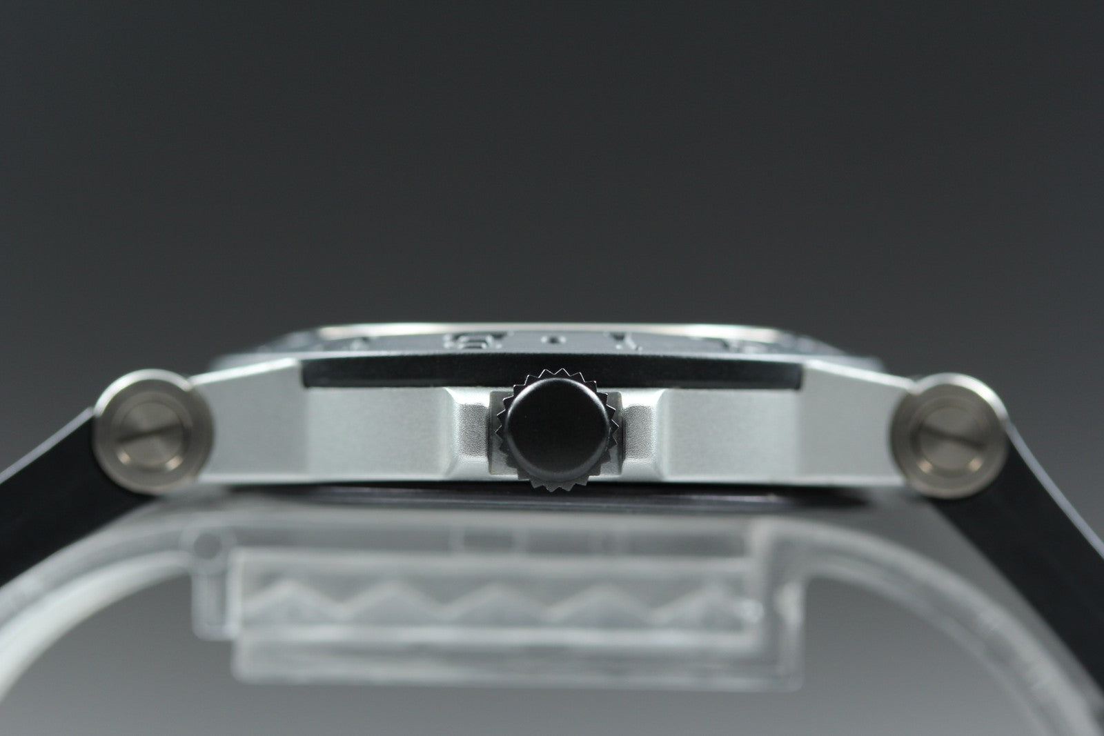 New Batt Vintage BVLGARI Aluminum Date AL32TA Quartz Unisex Watch 32mm JAPAN Box
