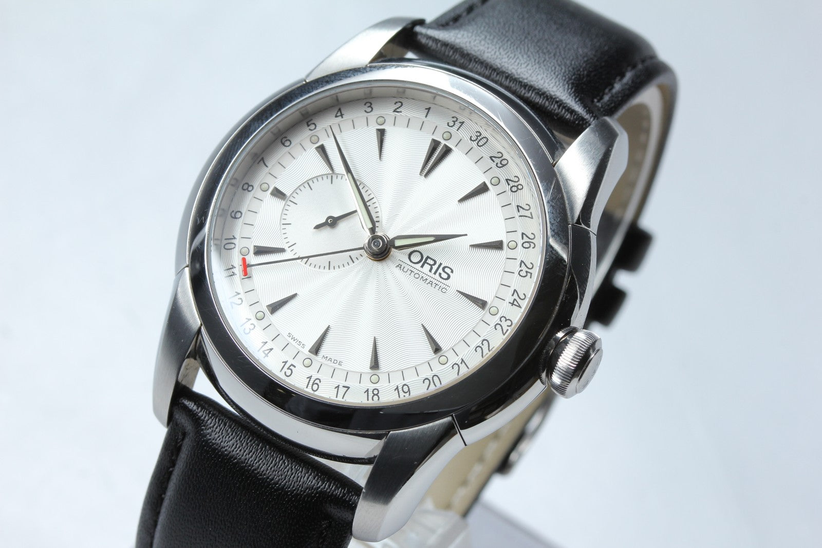 ORIS Artelier 7545 Silver Dial Automatic Small Second Men's Watch 44mm Exc+5 JP