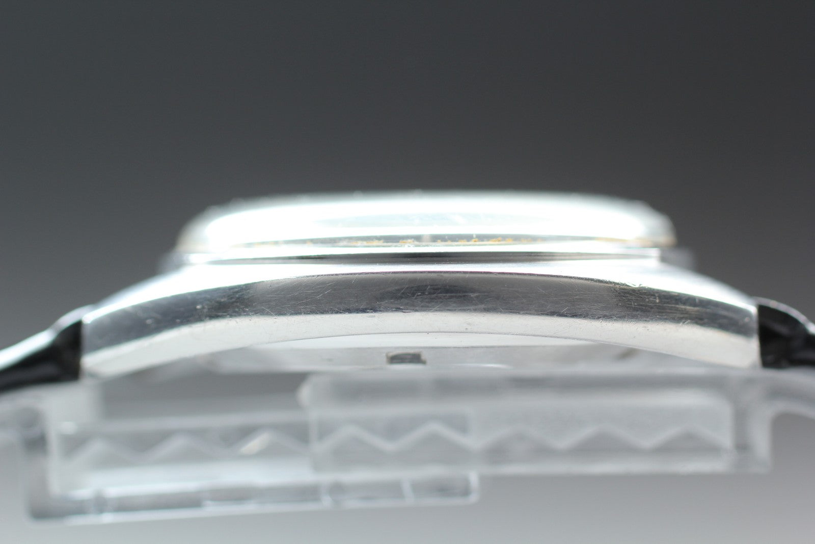 Vintage LONGINES ULTRA-CHRON Chronometer Date Silver Men's Watch 34mm Exc+5 JP