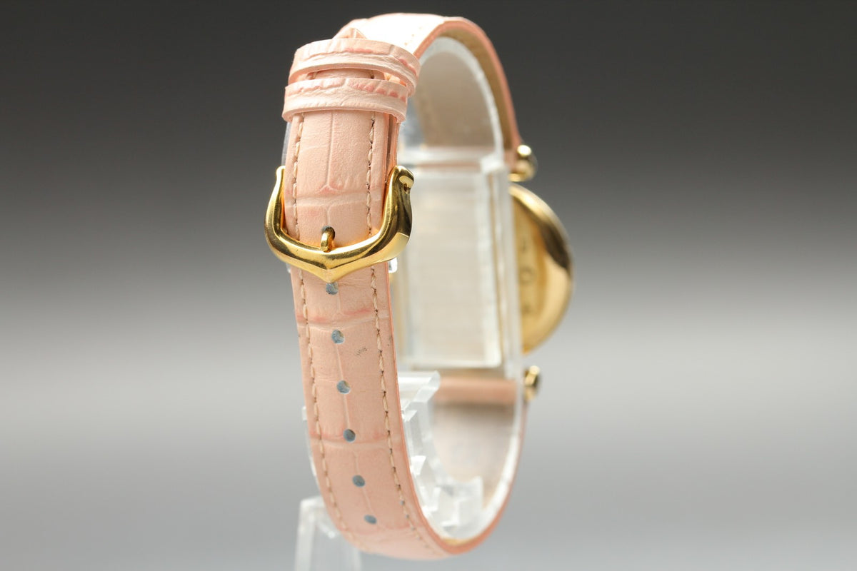 Cartier Must Colisee Vermeil 590002 Pink Gold Women's Quartz Watch Vintage