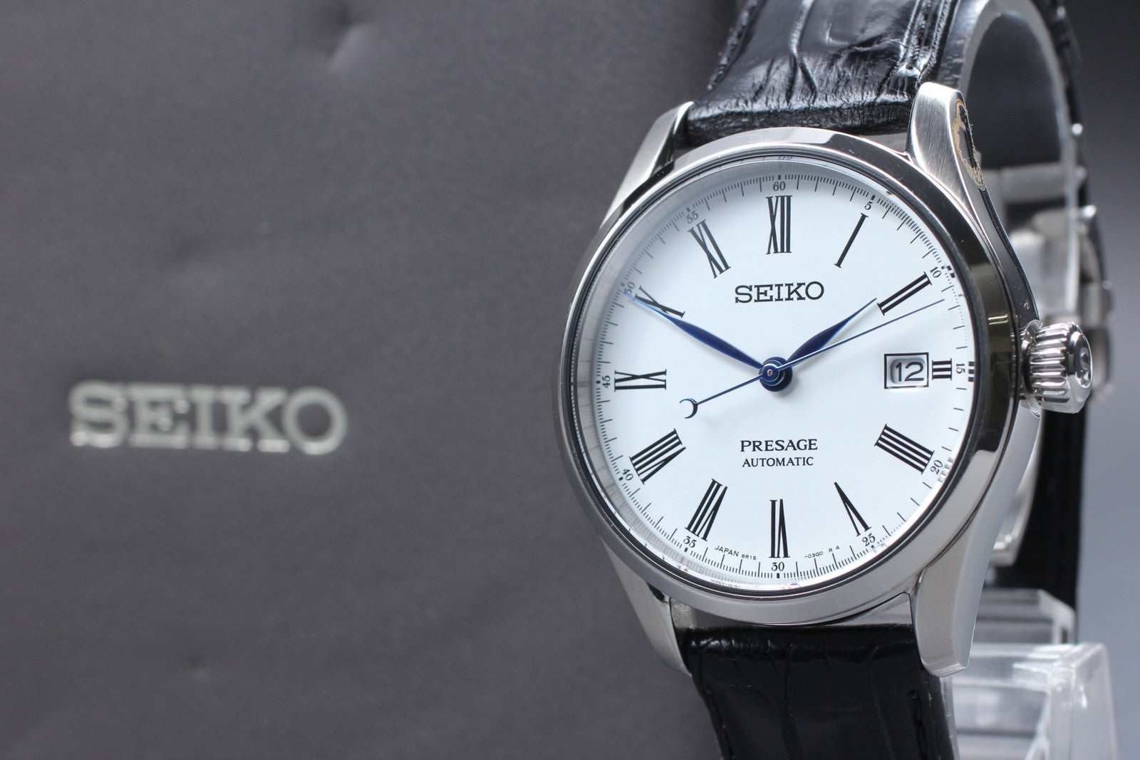 Exc+5*Box SEIKO Seiko Presage 6R15-03V0 White Automatic Men's Watch 40mm JAPAN