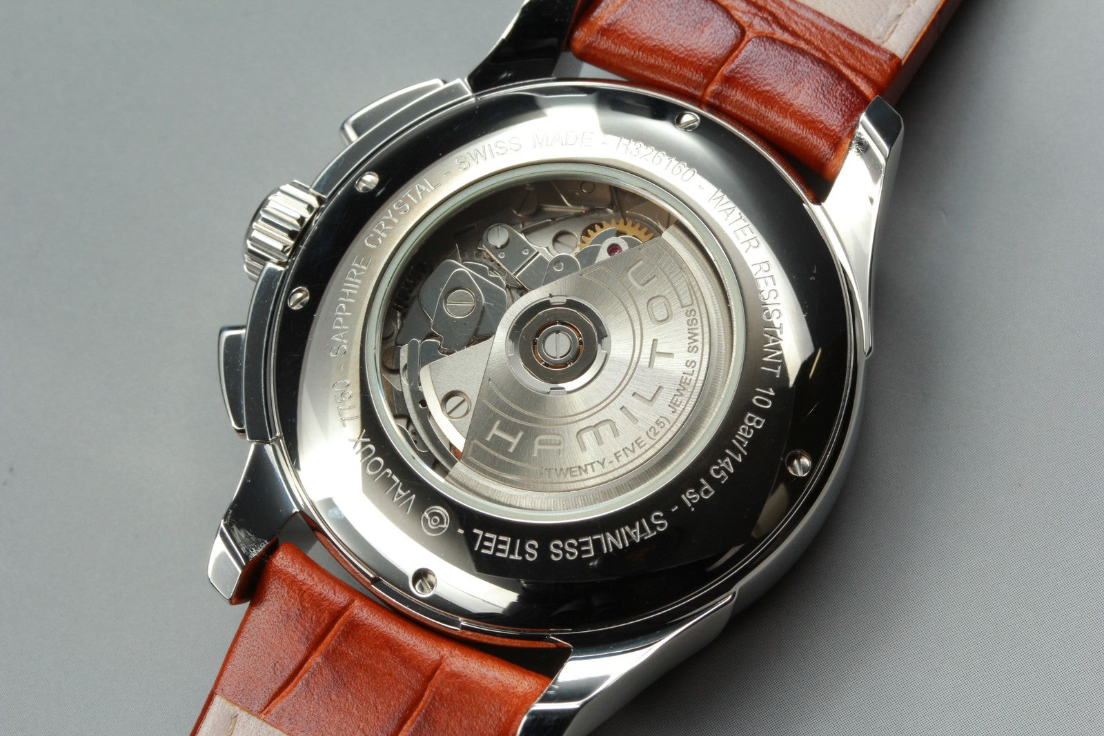 Near MINT Box Hamilton Jazzmaster Auto Chronograph H326160 Automatic Men’s Watch