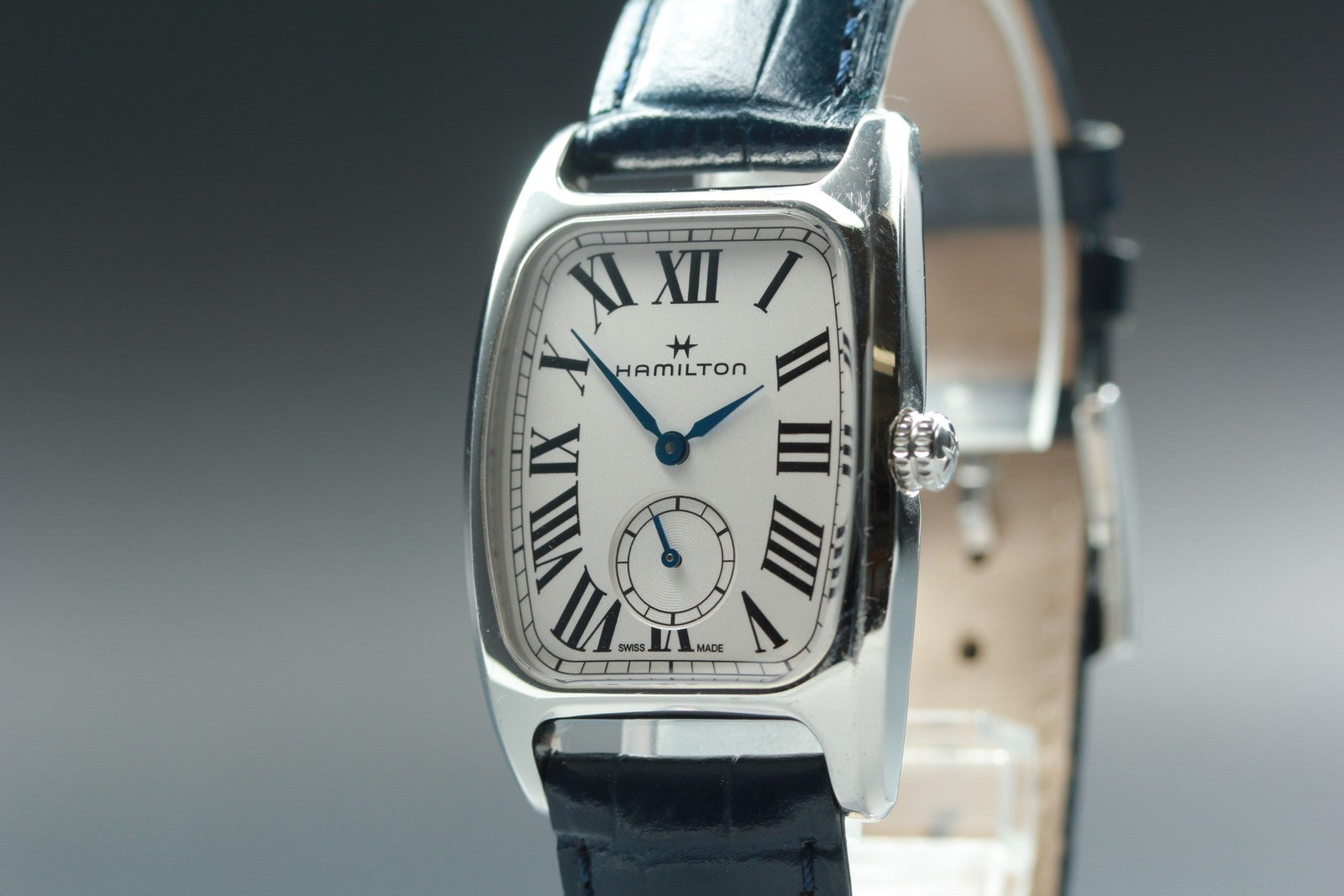 Hamilton American Classic H134210 Quartz White Disl Men's Watch 27mm JAPAN Exc+5