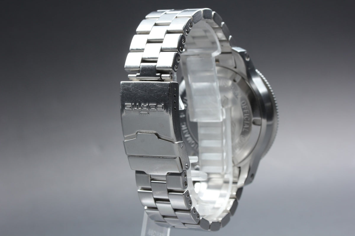 Overhauled FORTIS Cosmo Note 649.10.148.3 Automatic Men's Watch 44mm JAPAN