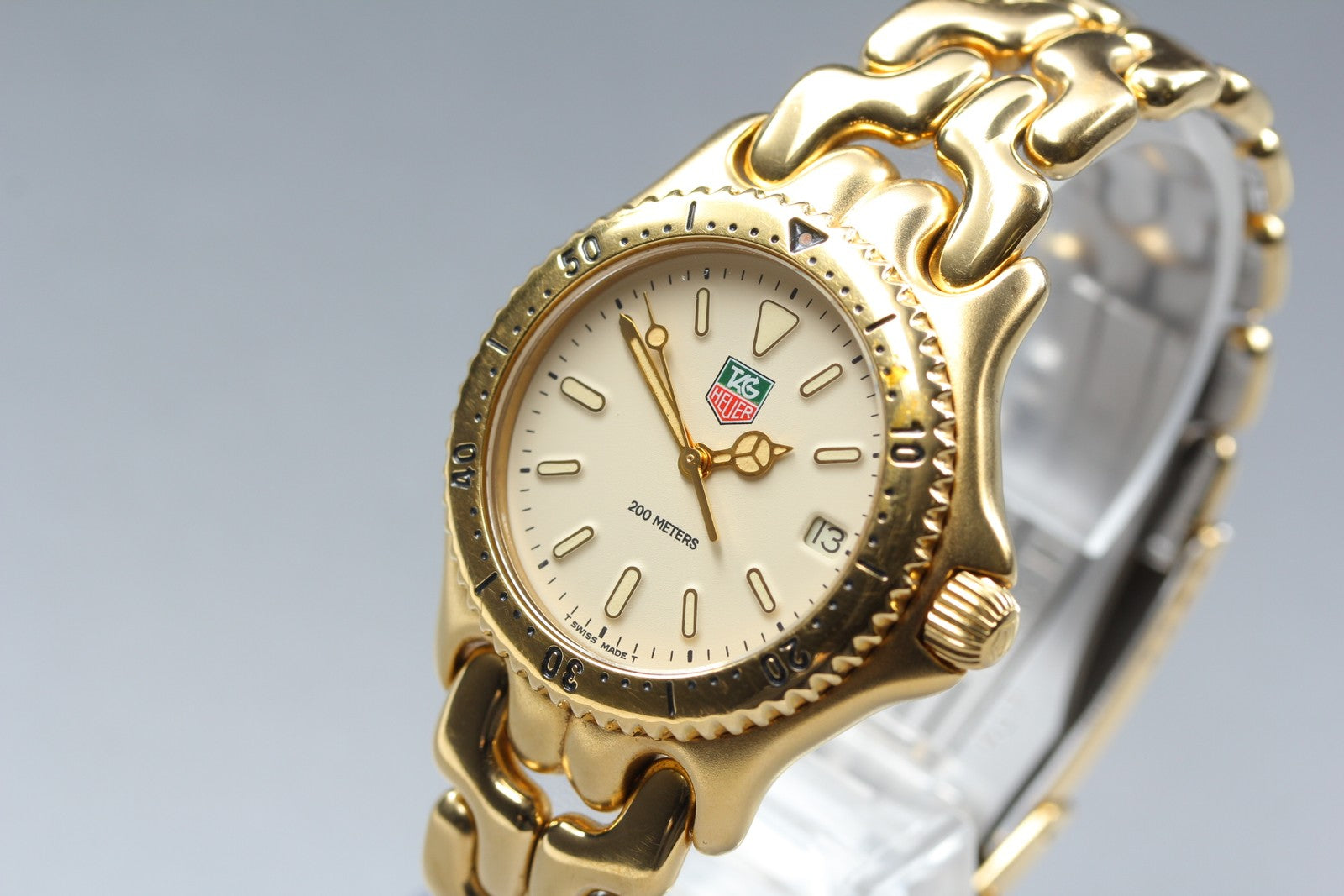 Vintage TAG Heuer Professional 200 SEL S94.713M Quartz Date Men's Watch 33mm JP